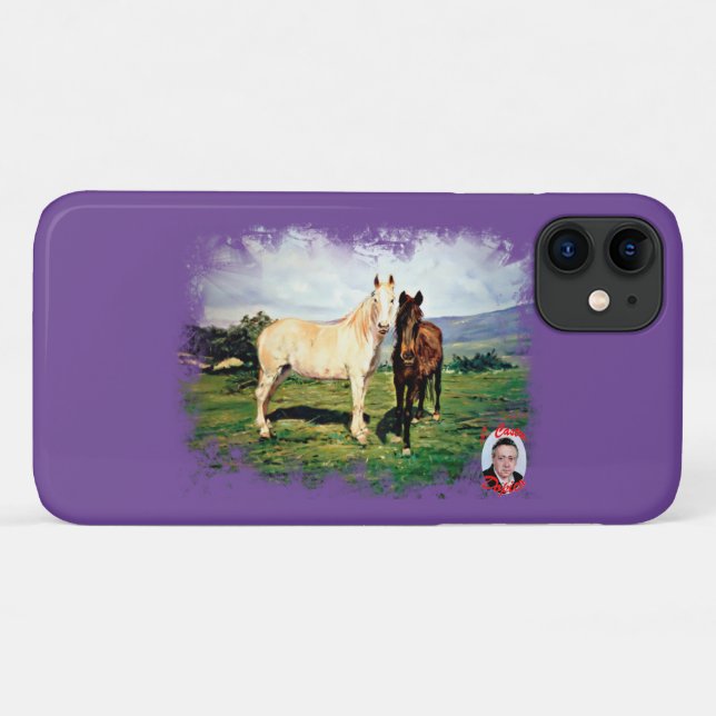 Horses Case-Mate iPhone Case (Back (Horizontal))