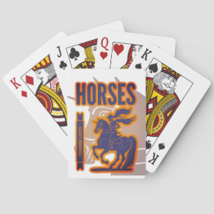 Horses change lives playing cards