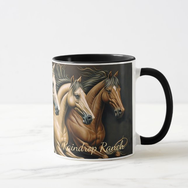 Horses coffee mug (Right)