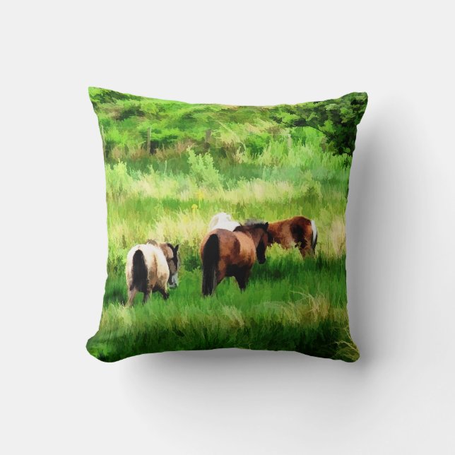 HORSES CUSHION (Front)
