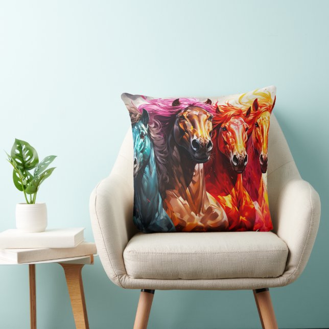 Horses Cushion (Chair)
