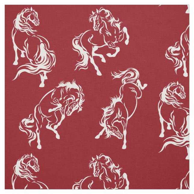 horses fabric (Swatch)