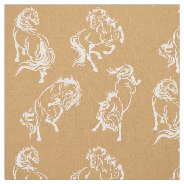 horses fabric (Swatch)