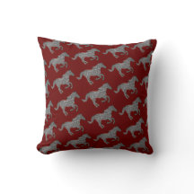 horses farm pattern decor