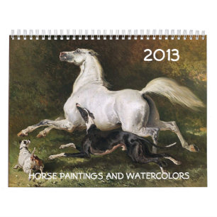 HORSES FINE ART COLLECTION  Paintings And Drawings Calendar