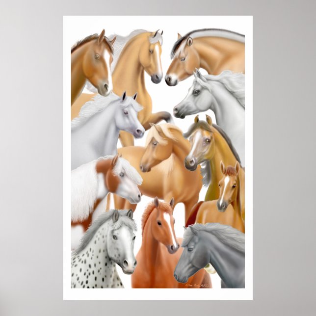 Horses Galore Print (Front)