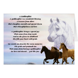 Horses goddaughter poem