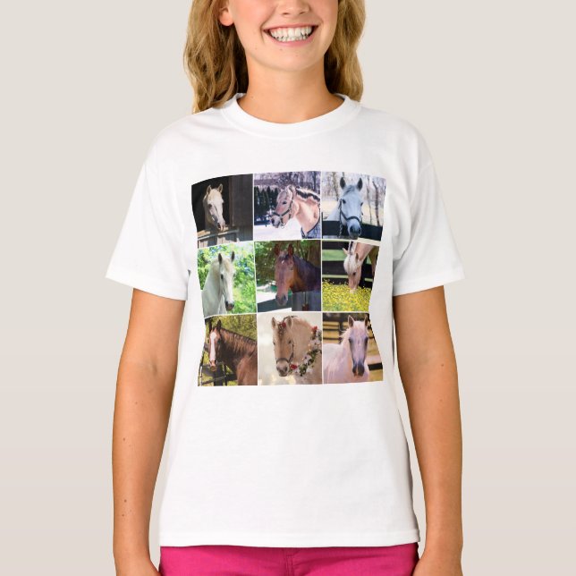Horses Health & Happiness Herd T-Shirt (Front)