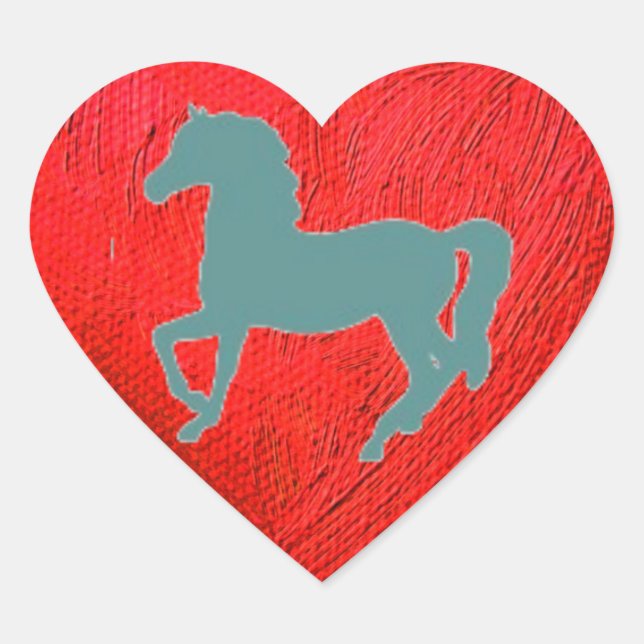 Horses Heart Sticker (Front)