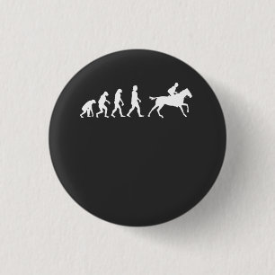 Horses Horse Riding Gift 3 Cm Round Badge