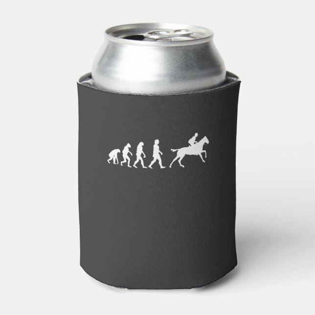 Horses Horse Riding Gift Can Cooler (Can Front)