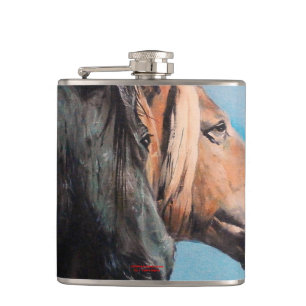 Horses/Horses/Horses Hip Flask