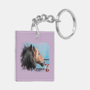 Horses/Horses/Horses Key Ring
