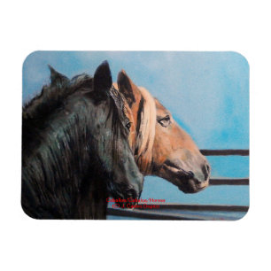 Horses/Horses/Horses Magnet