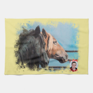 Horses/Horses/Horses Tea Towel