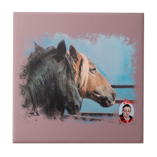 Horses/Horses/Horses Tile (Front)