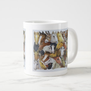 Horses Horses Large Coffee Mug