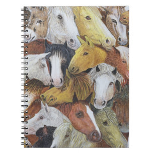 Horses Horses Spiral Notebook