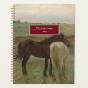 Horses in a Meadow - Edgar Degas Planner