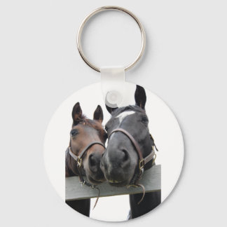 Horses in Love Key Ring