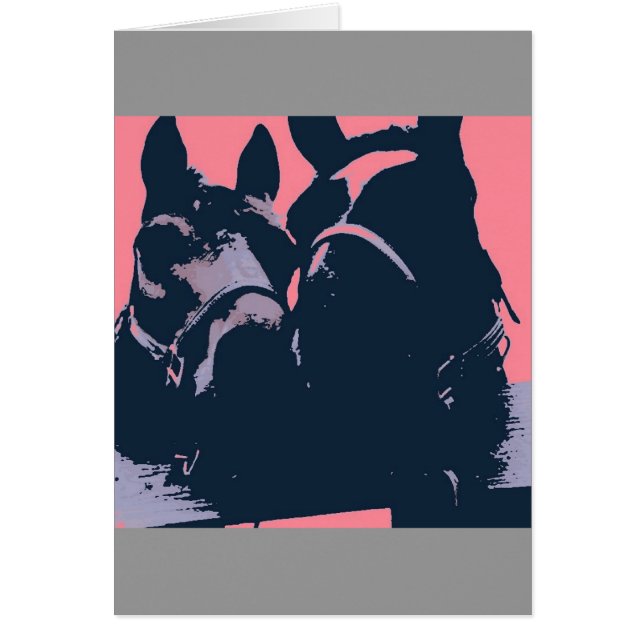 Horses in Love Pop Art (Front)