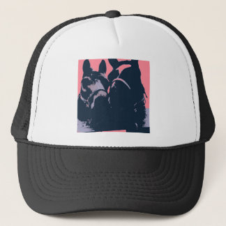 Horses in Love Pop Art Trucker Hat