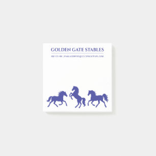 Horses in Motion Equestrian Stable or Ranch Post-it Notes
