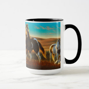Horses in Sunlight Mug