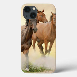Horses In Sunset iPhone 13 Case