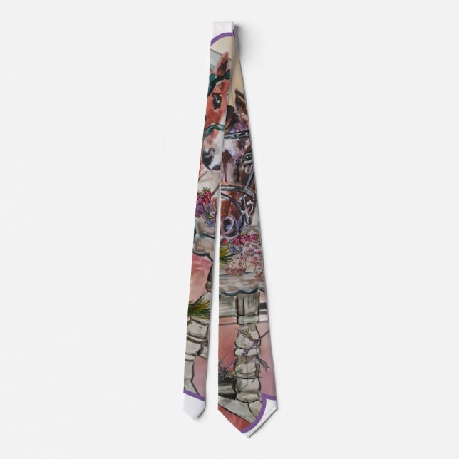 horses in the kitchen  tie (Back)