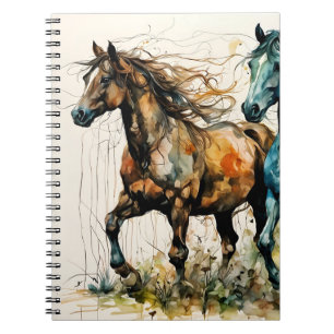Horses in the Pasture Notebook