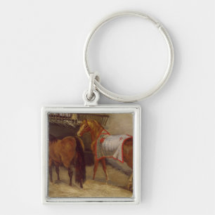 Horses in the Stables Key Ring