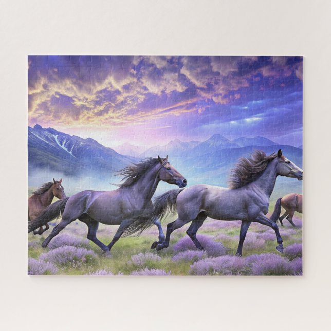Horses  jigsaw puzzle (Horizontal)