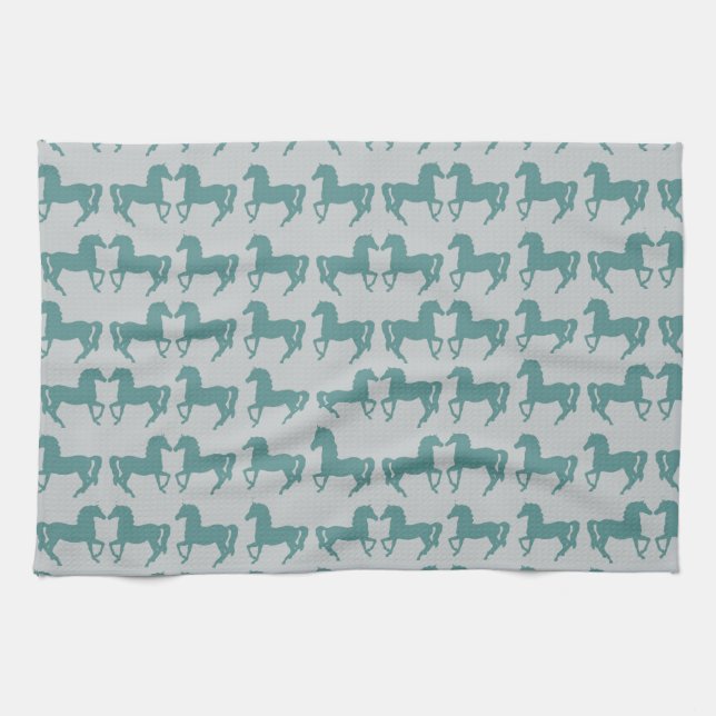 Horses Kitchen Towel (Horizontal)