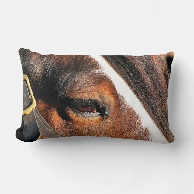 HORSES LUMBAR CUSHION (Front)