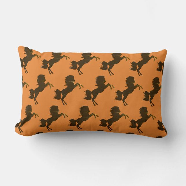horses lumbar cushion (Front)