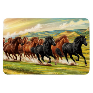 Horses Magnet