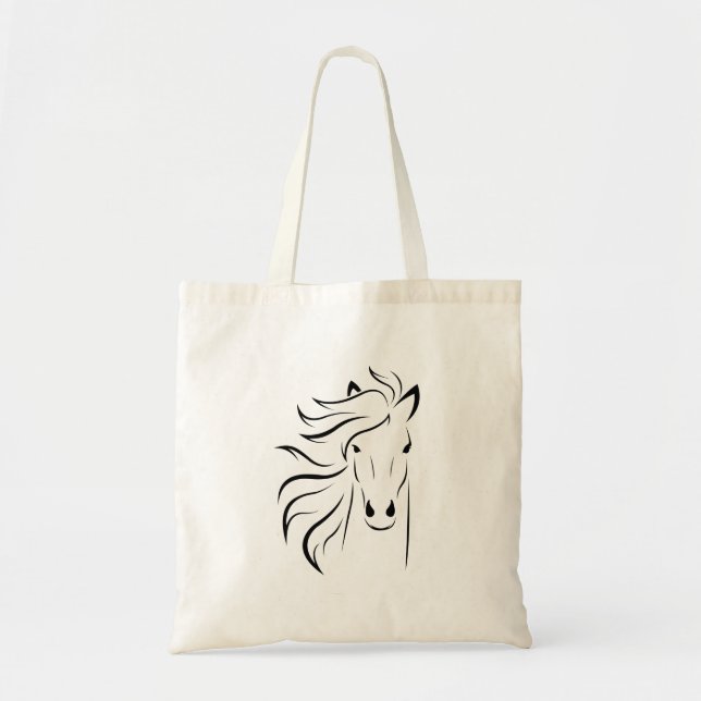 Horse's Mane Tote Bag (Front)