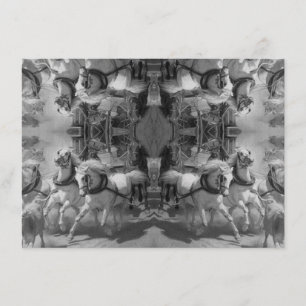 Horses - Marble marble marble marble Enclosure Card