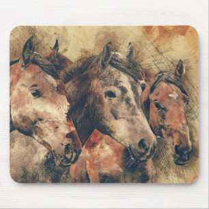 Horses Mouse Pad
