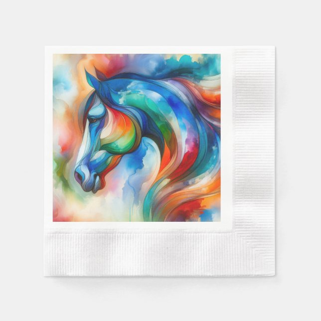 horses napkin (Front)