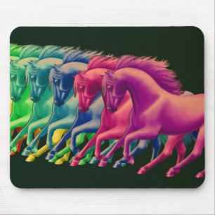 Horses of Different Colours Mousepad