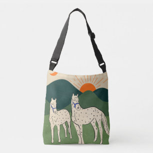 Horses of the Highland Crossbody Bag
