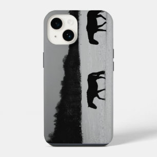 Horses On Snow ipha iPhone 14 Case