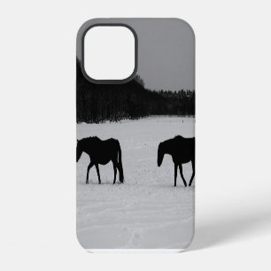 Horses On Snow iphcna iPhone 12 Case
