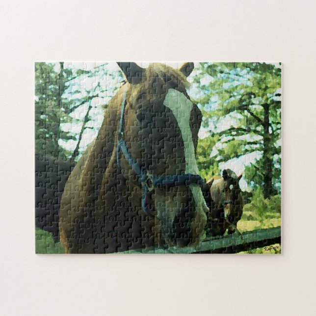 Horse's Portrait Jigsaw Puzzle (Horizontal)