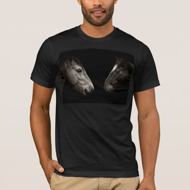 Horses portrait T-Shirt (Front)