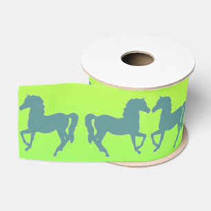 Horses Ribbon Grosgrain Ribbon