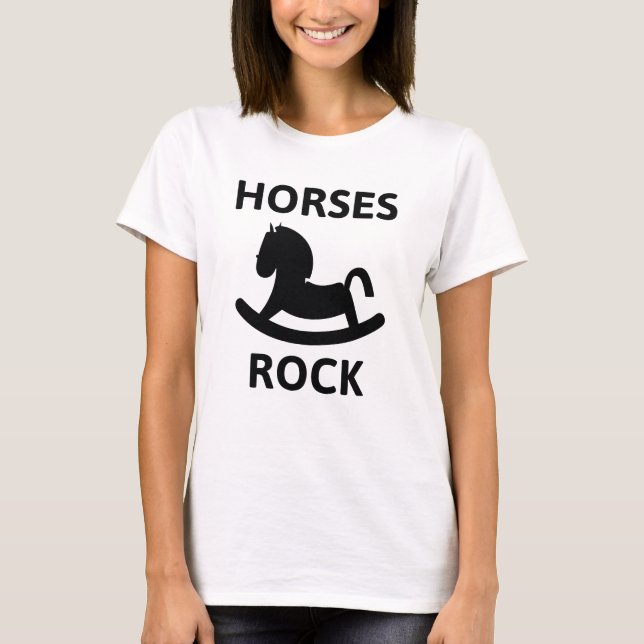Horses Rock T-Shirt (Front)