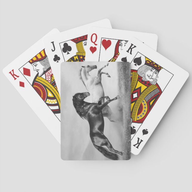 Horses Run Playing Cards (Back)